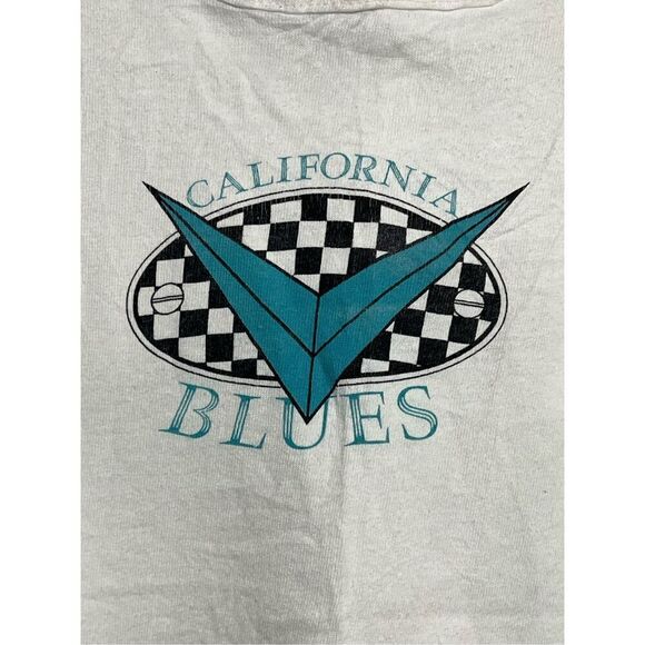 Vintage 90s California Blues Chevy Hardtop Retro Tank Top - Picture 5 of 8